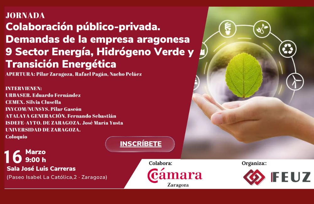 Jornada sobre colaboración público-privada en energía, hidrógeno verde y transición energética