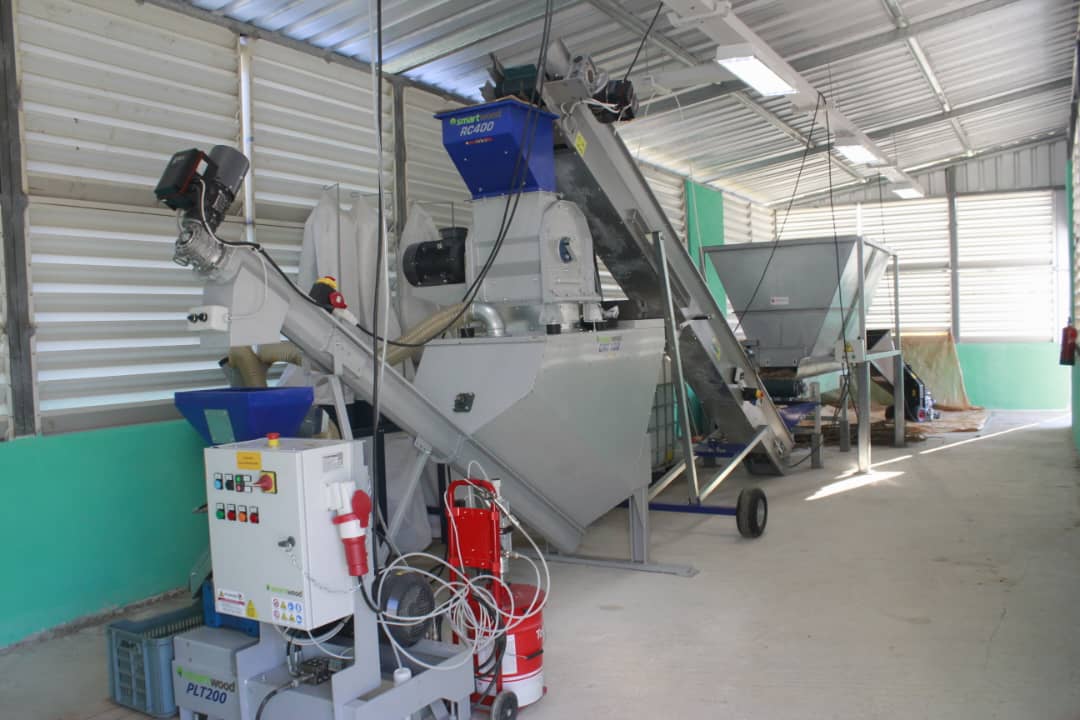 Inauguración de la primera planta en Cuba de producción y utilización de pélets a partir de biomasa residual