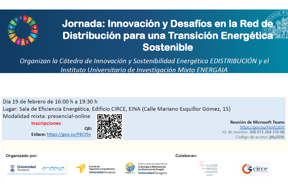Jornada: Innovación y Desafíos en la Red de Distribución para una Transición Energética Sostenible